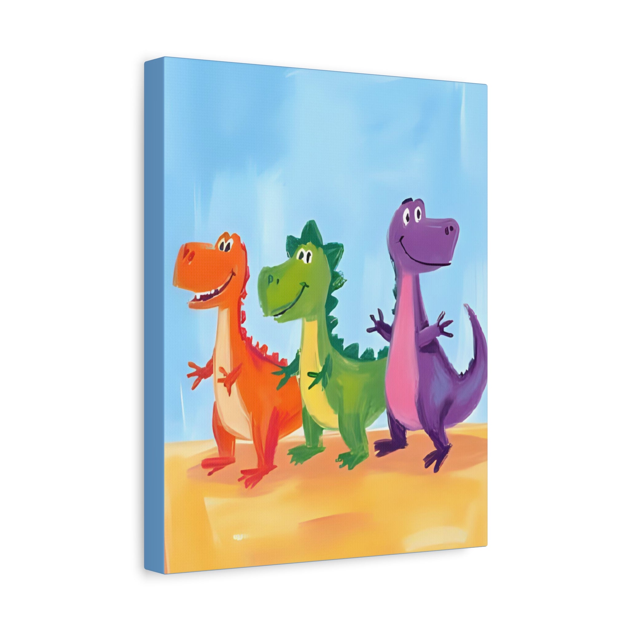 Kids Canvas Painting - Dinosaur Jurassic Park Kids Room Decor - Katoon kid