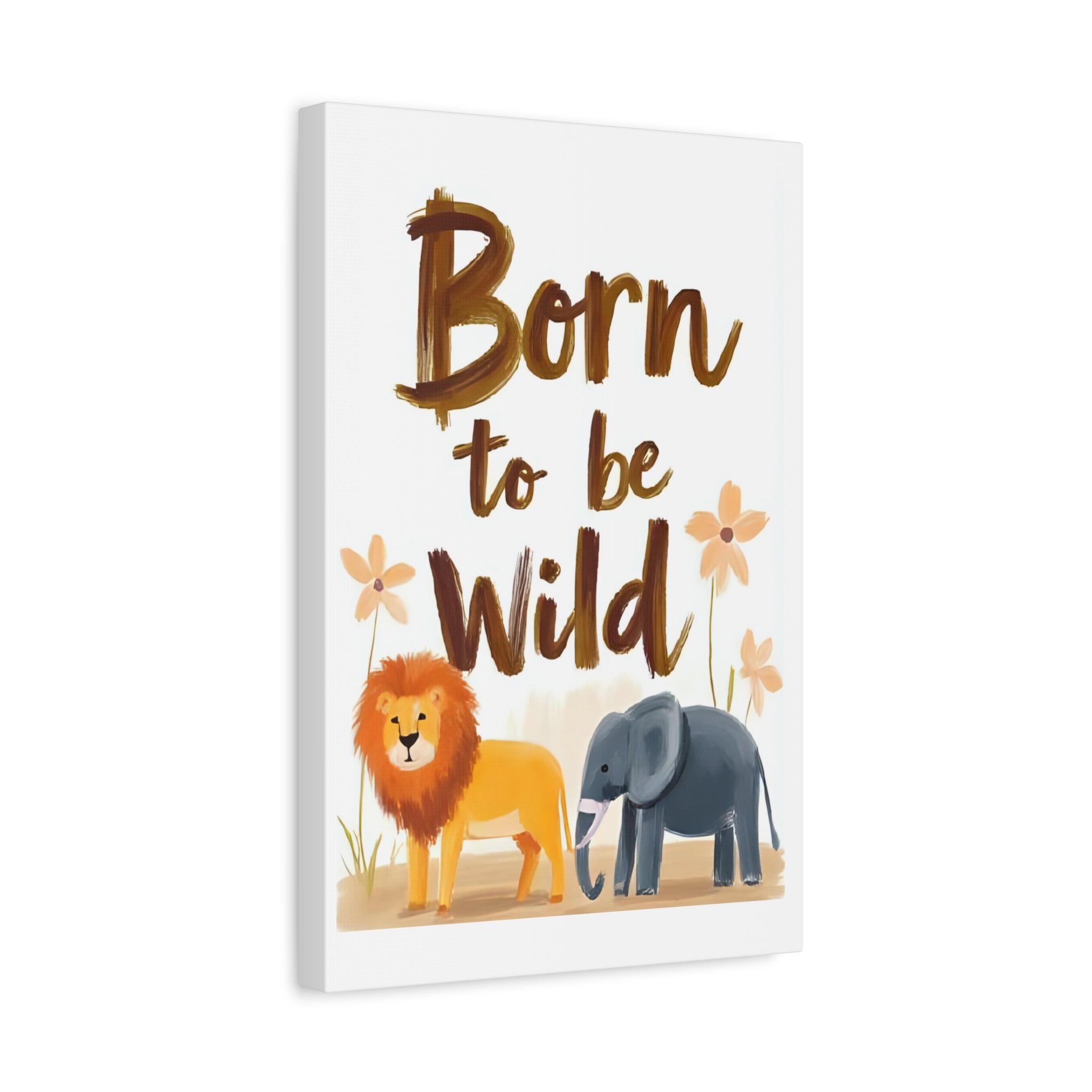 Safari Canvas painting, Animal Kids room wall decor - Katoon kid