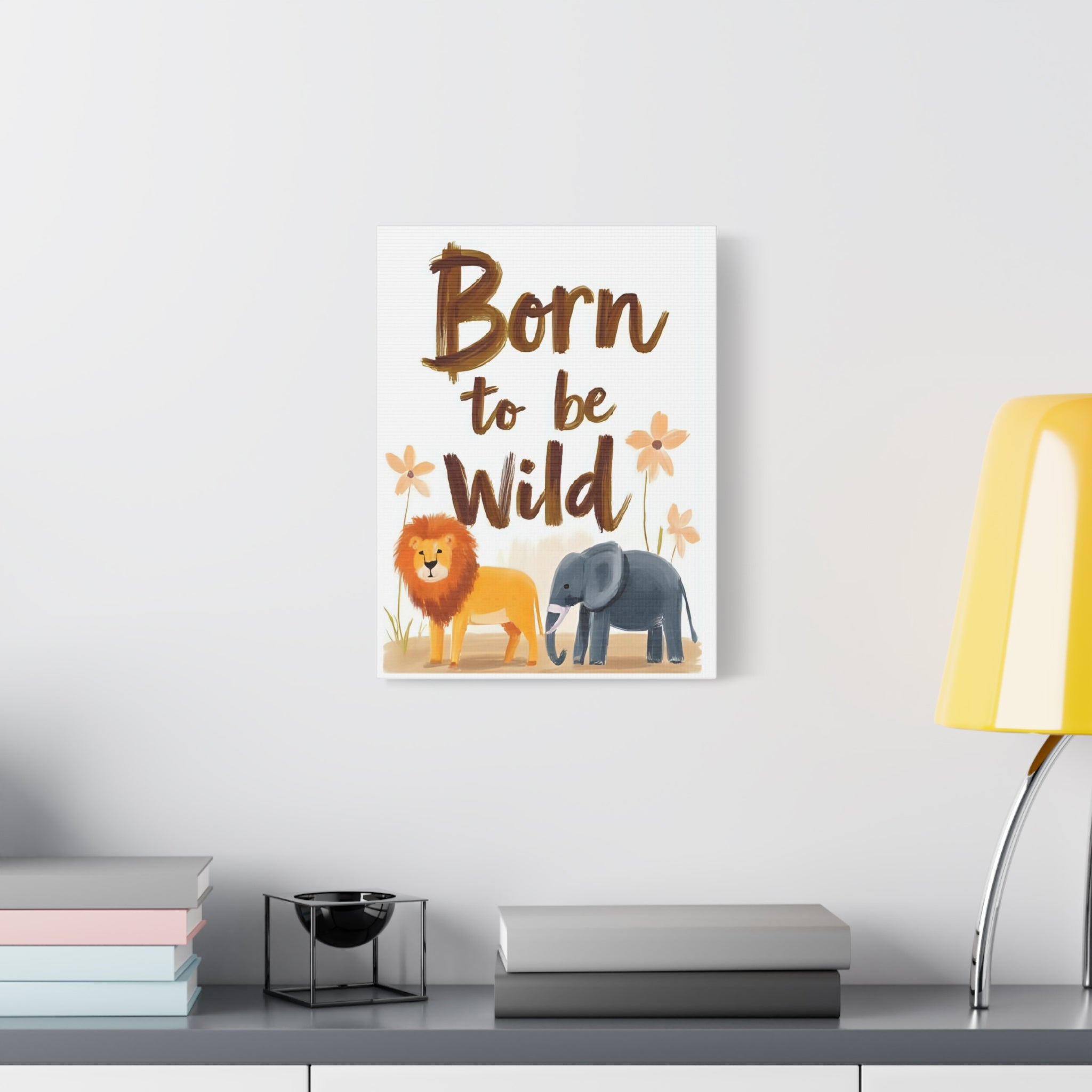 Safari Canvas painting, Animal Kids room wall decor - Katoon kid