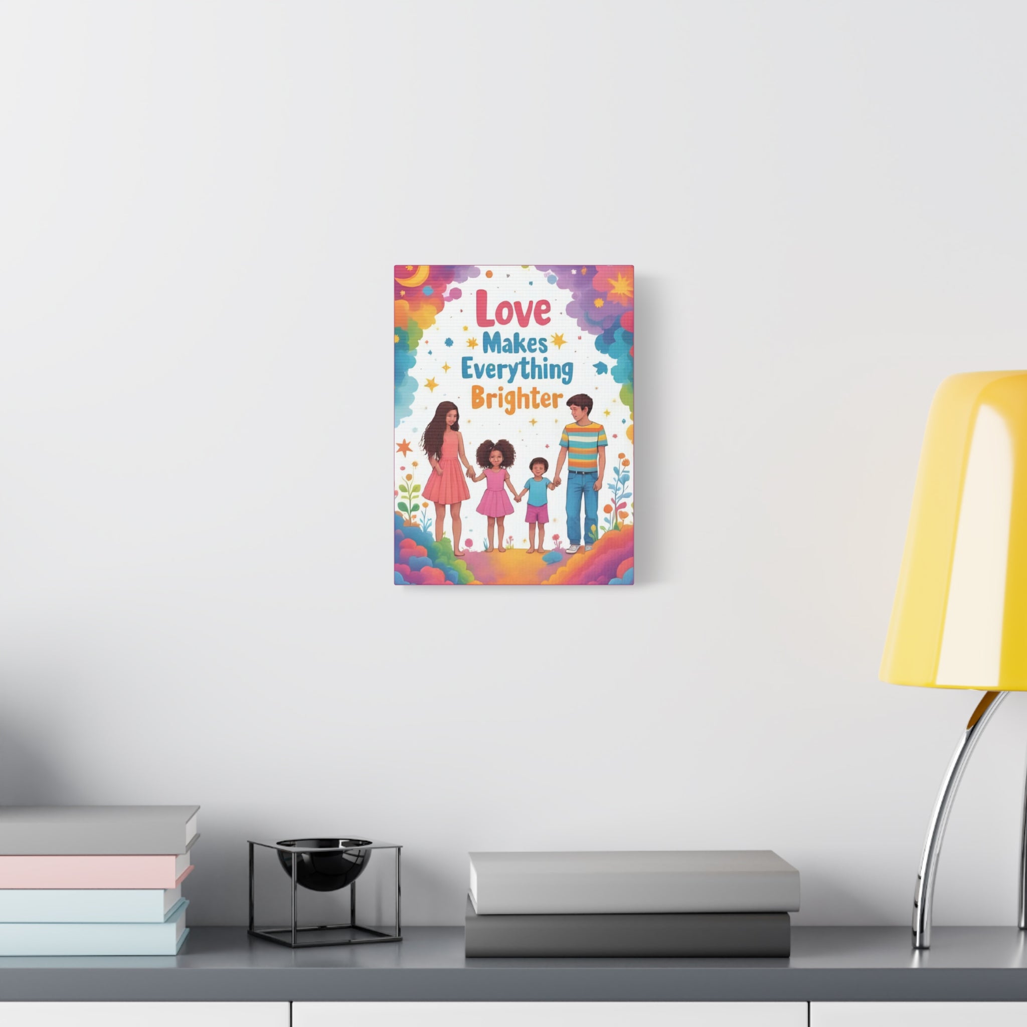 Canvas Wall Art - Happy Family Home Decor - Katoon kid
