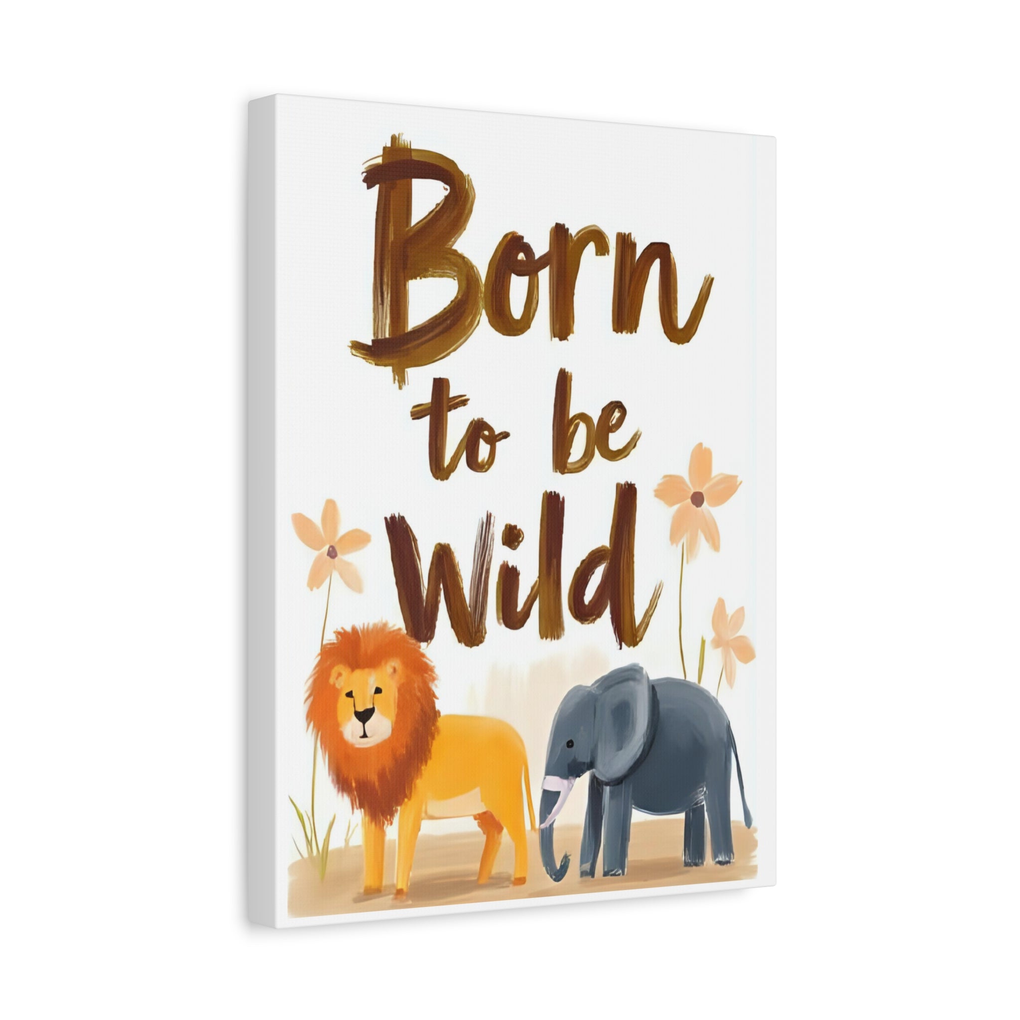 Safari Canvas painting, Animal Kids room wall decor - Katoon kid
