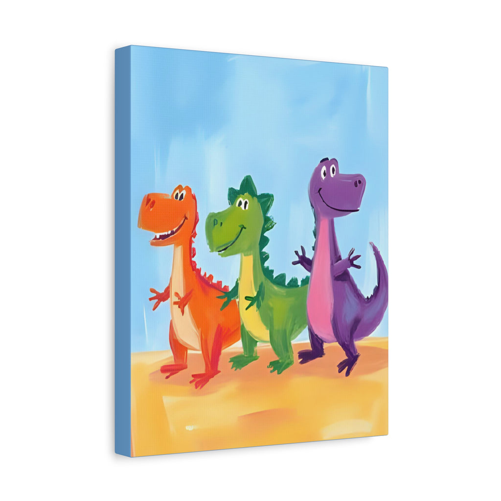 Kids Canvas Painting - Dinosaur Jurassic Park Kids Room Decor - Katoon kid 