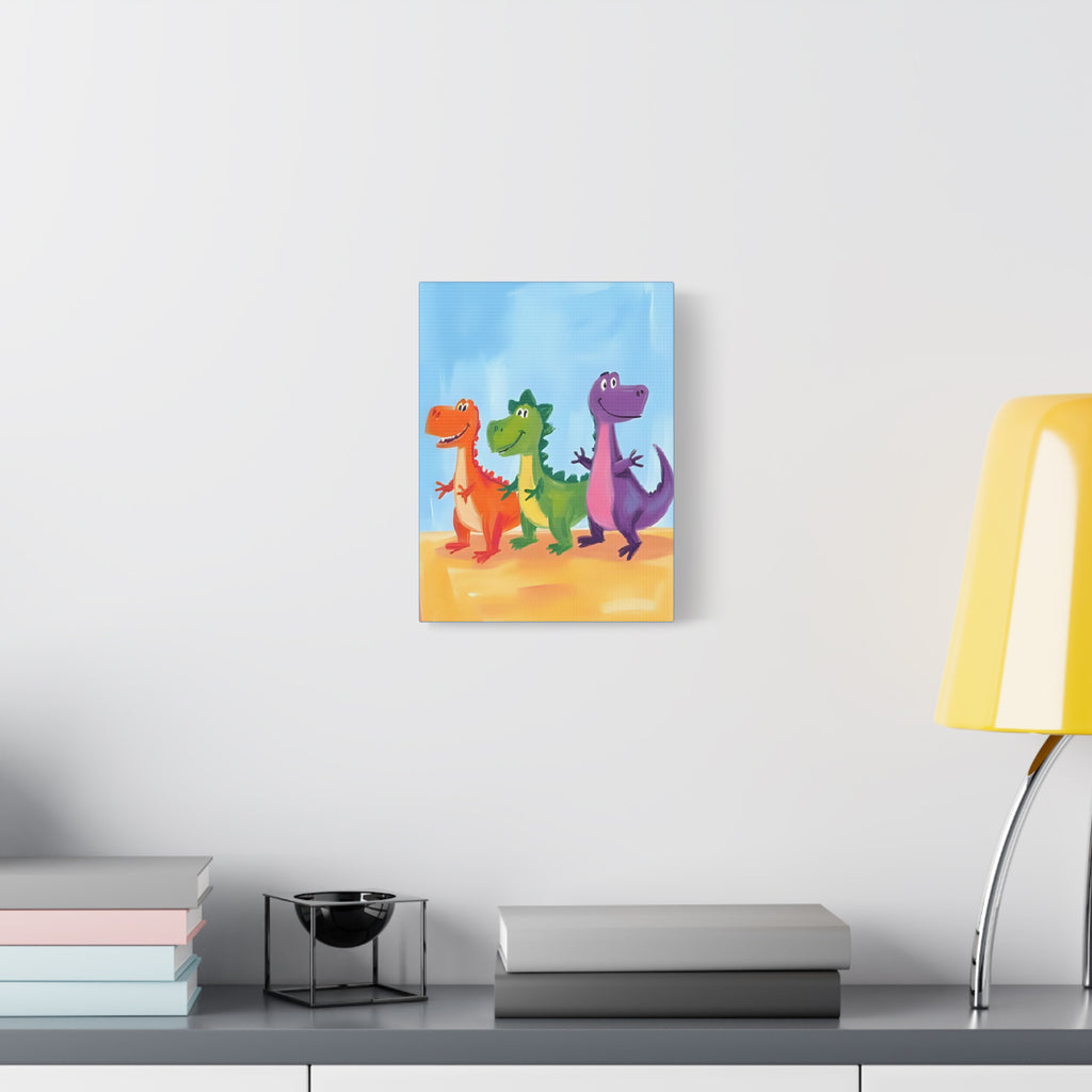 Kids Canvas Painting - Dinosaur Jurassic Park Kids Room Decor - Katoon kid 