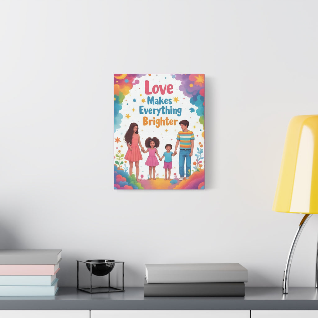 Canvas Wall Art - Happy Family Home Decor - Katoon kid 