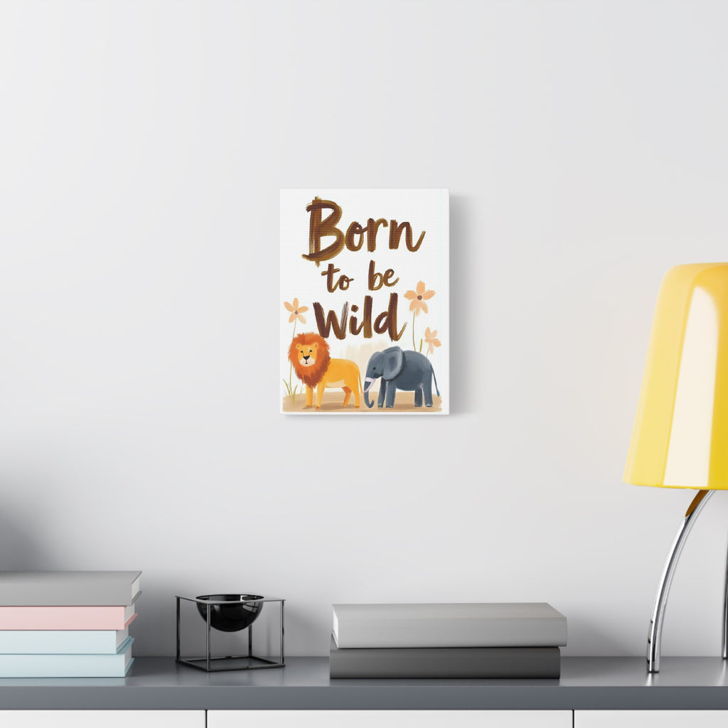 Safari Canvas painting, Animal Kids room wall decor - Katoon kid 