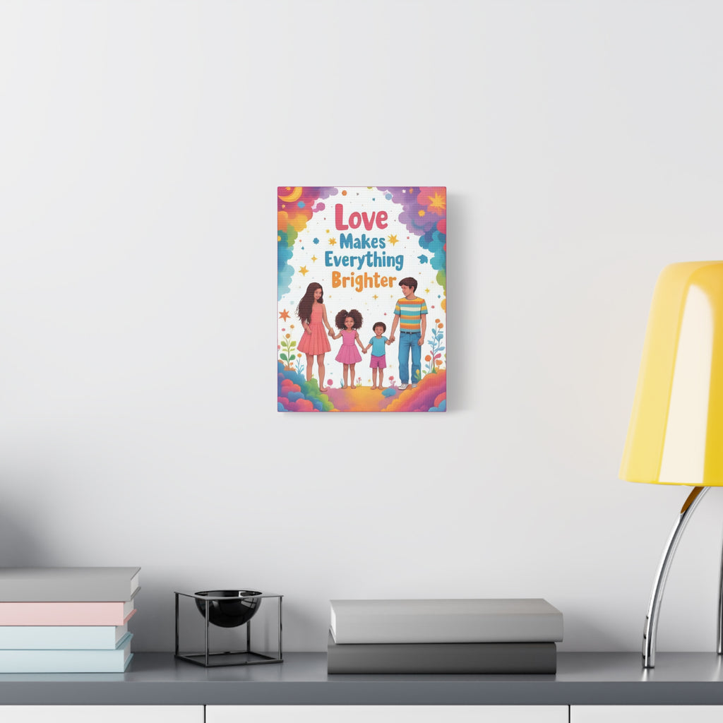 Canvas Wall Art - Happy Family Home Decor - Katoon kid 
