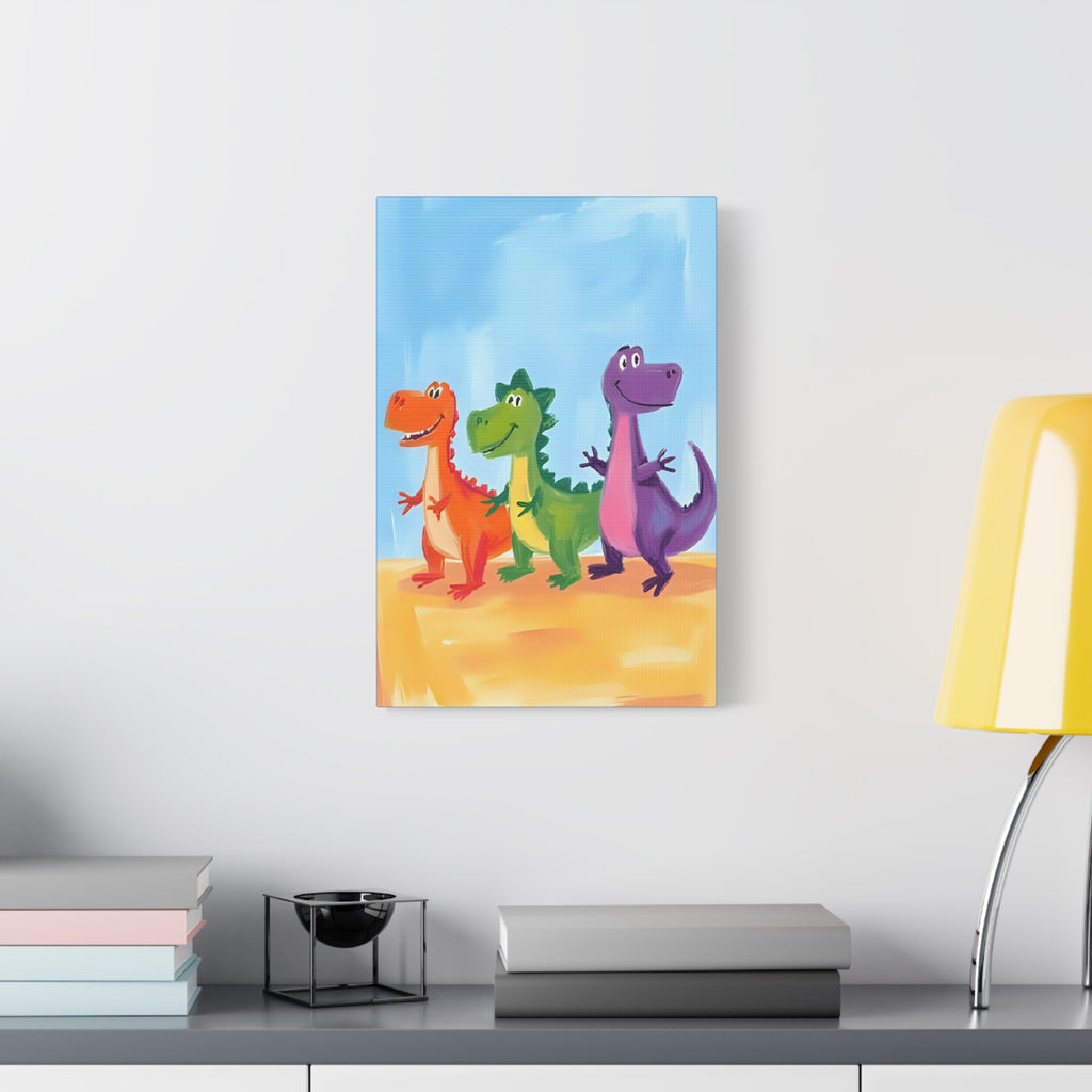 Kids Canvas Painting - Dinosaur Jurassic Park Kids Room Decor - Katoon kid 