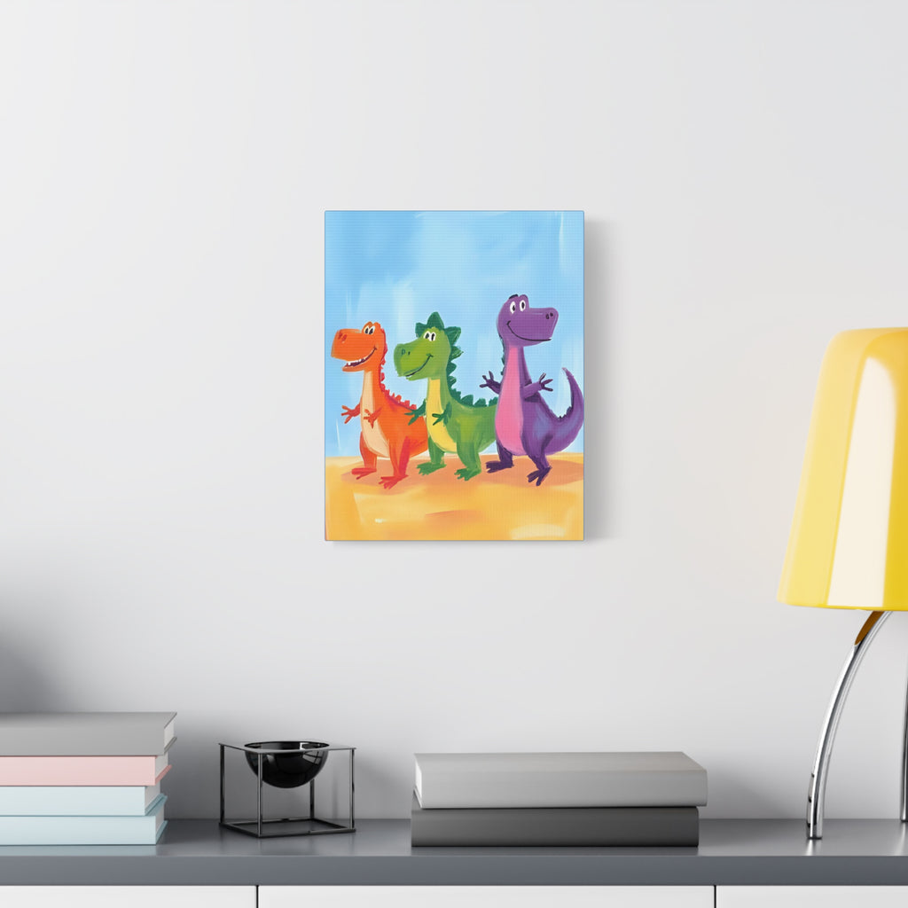 Kids Canvas Painting - Dinosaur Jurassic Park Kids Room Decor - Katoon kid 