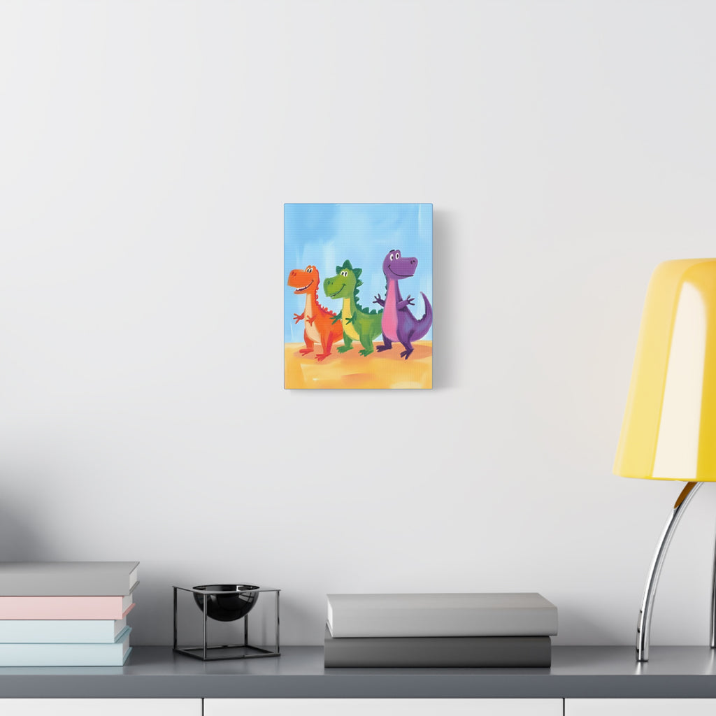 Kids Canvas Painting - Dinosaur Jurassic Park Kids Room Decor - Katoon kid 