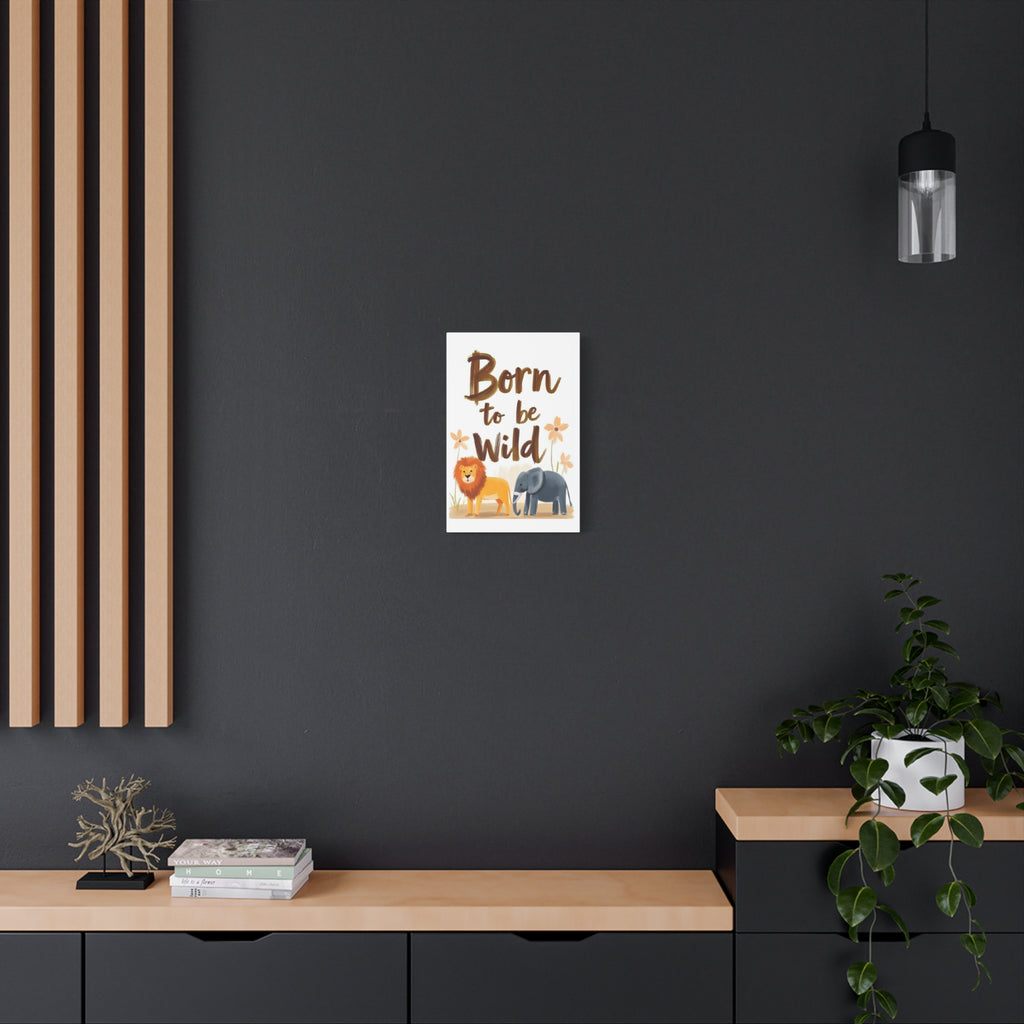 Safari Canvas painting, Animal Kids room wall decor - Katoon kid 