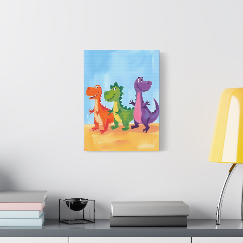 Kids Canvas Painting - Dinosaur Jurassic Park Kids Room Decor - Katoon kid 