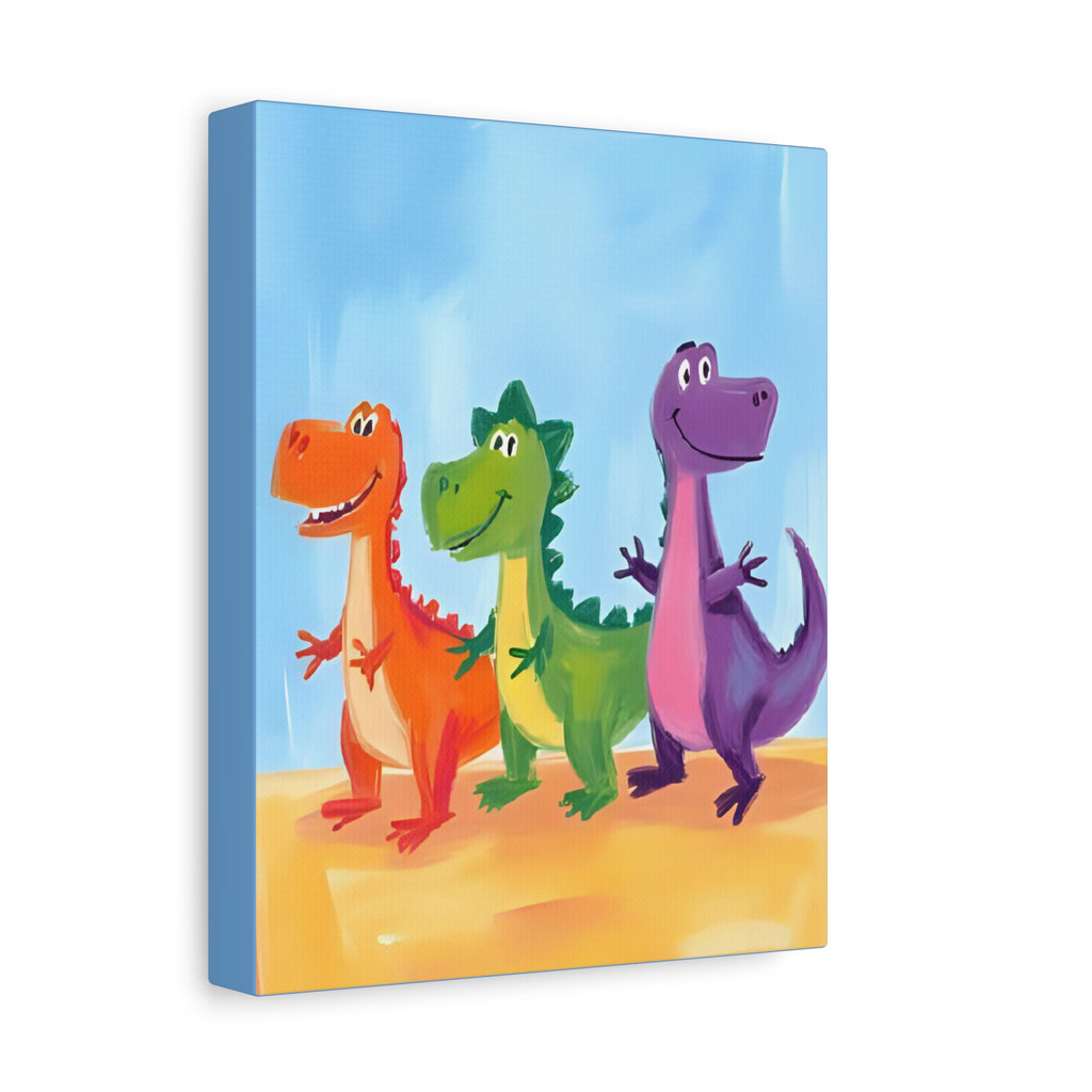 Kids Canvas Painting - Dinosaur Jurassic Park Kids Room Decor - Katoon kid 