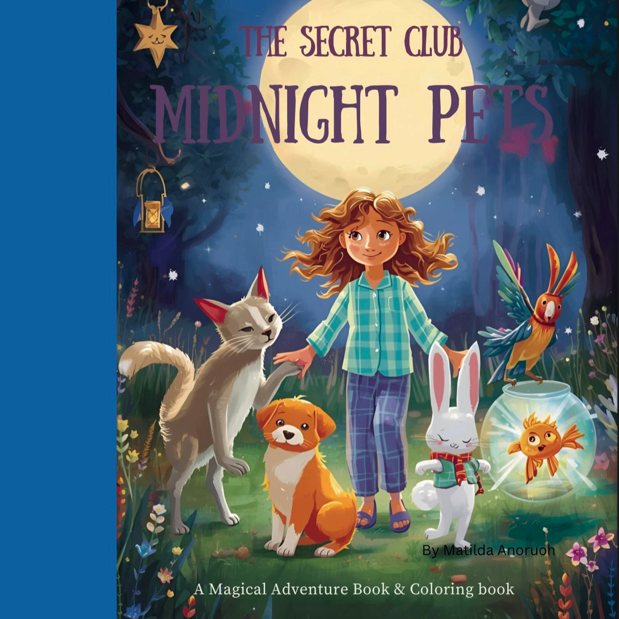 The Secret Club of Midnight Pets: A Magical Story & Coloring Adventure for Kids Ages 4-10 - Katoon kid 
