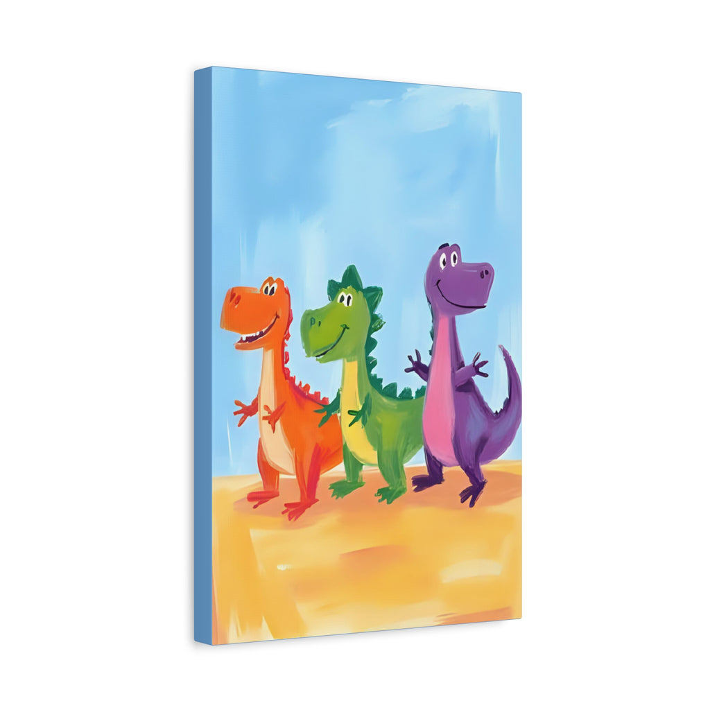 Kids Canvas Painting - Dinosaur Jurassic Park Kids Room Decor - Katoon kid 